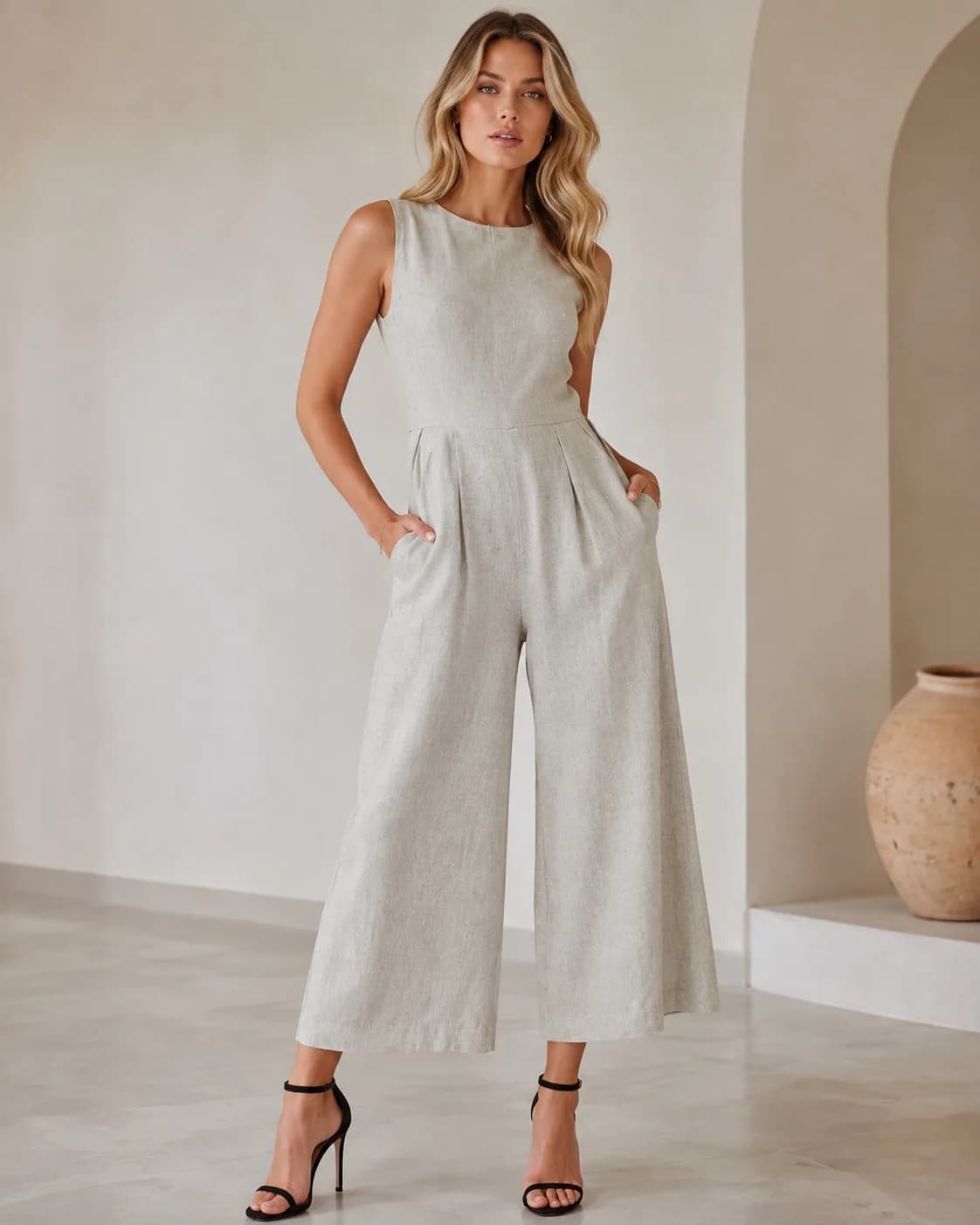 Ivory Serenity Jumpsuit